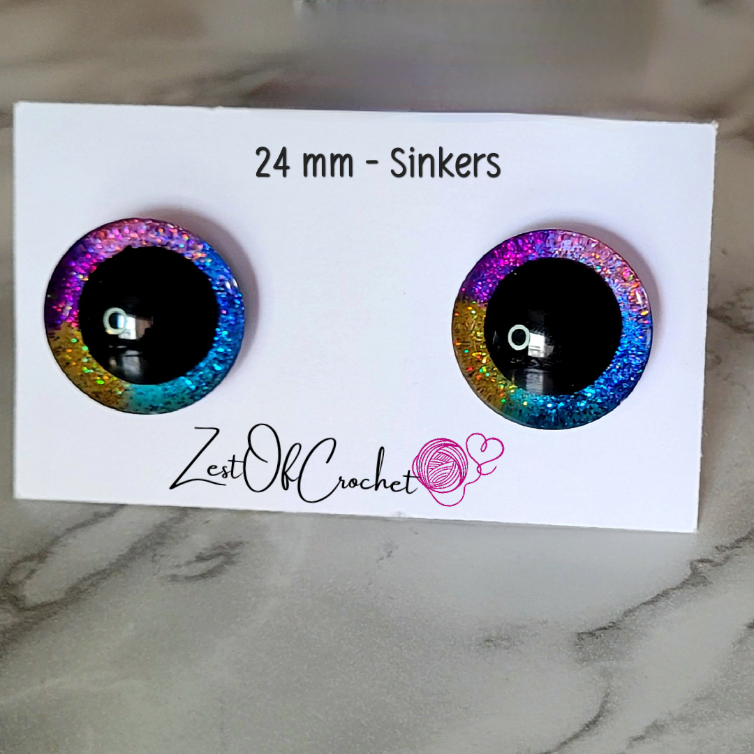 Safety eyes- Rainbow loop