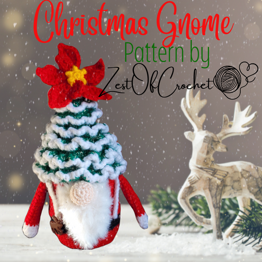 Patron au crochet, Gnome de Noël