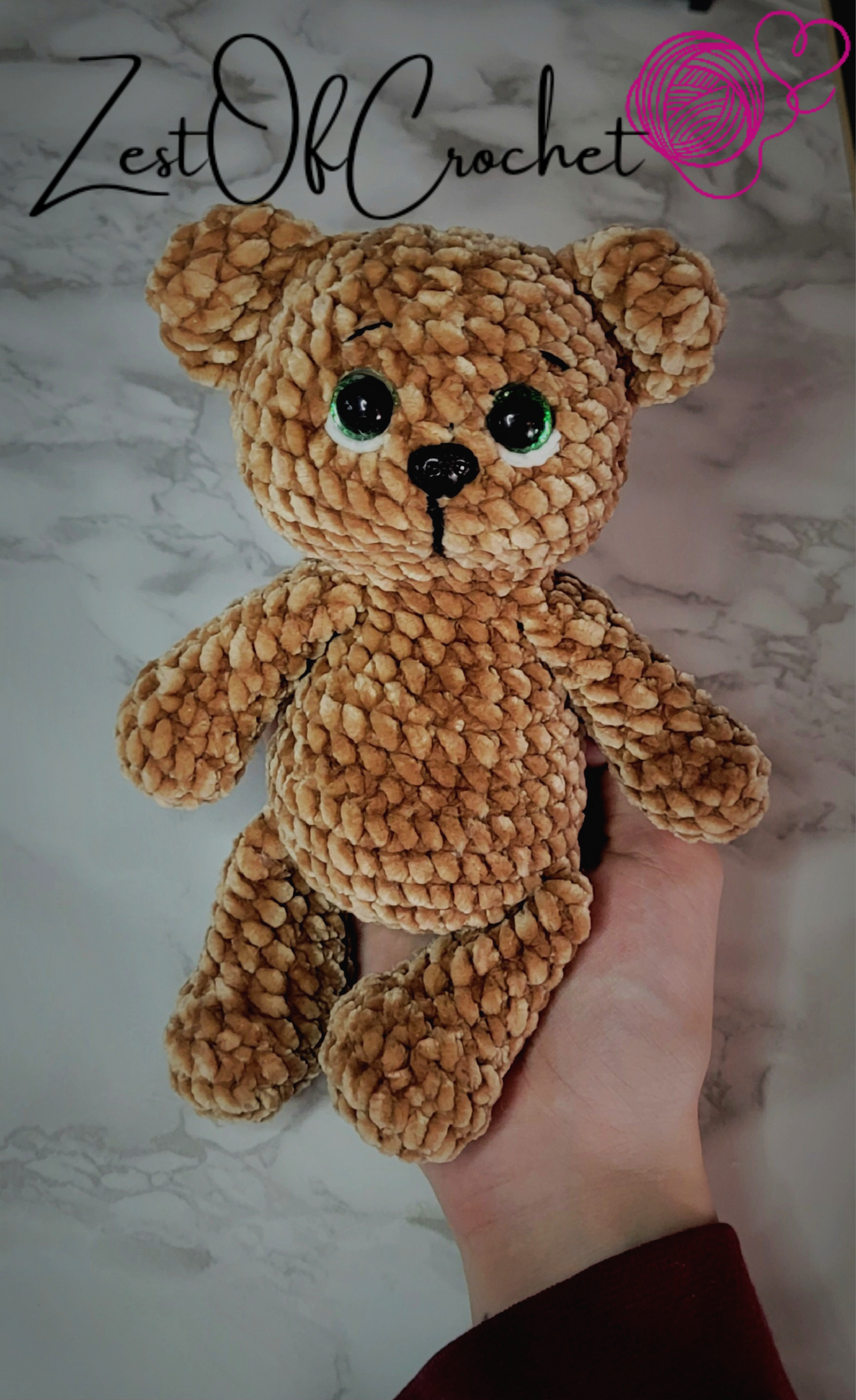 Patron au crochet 2 en 1- Tubby l'ourson et Fluffy le lapin