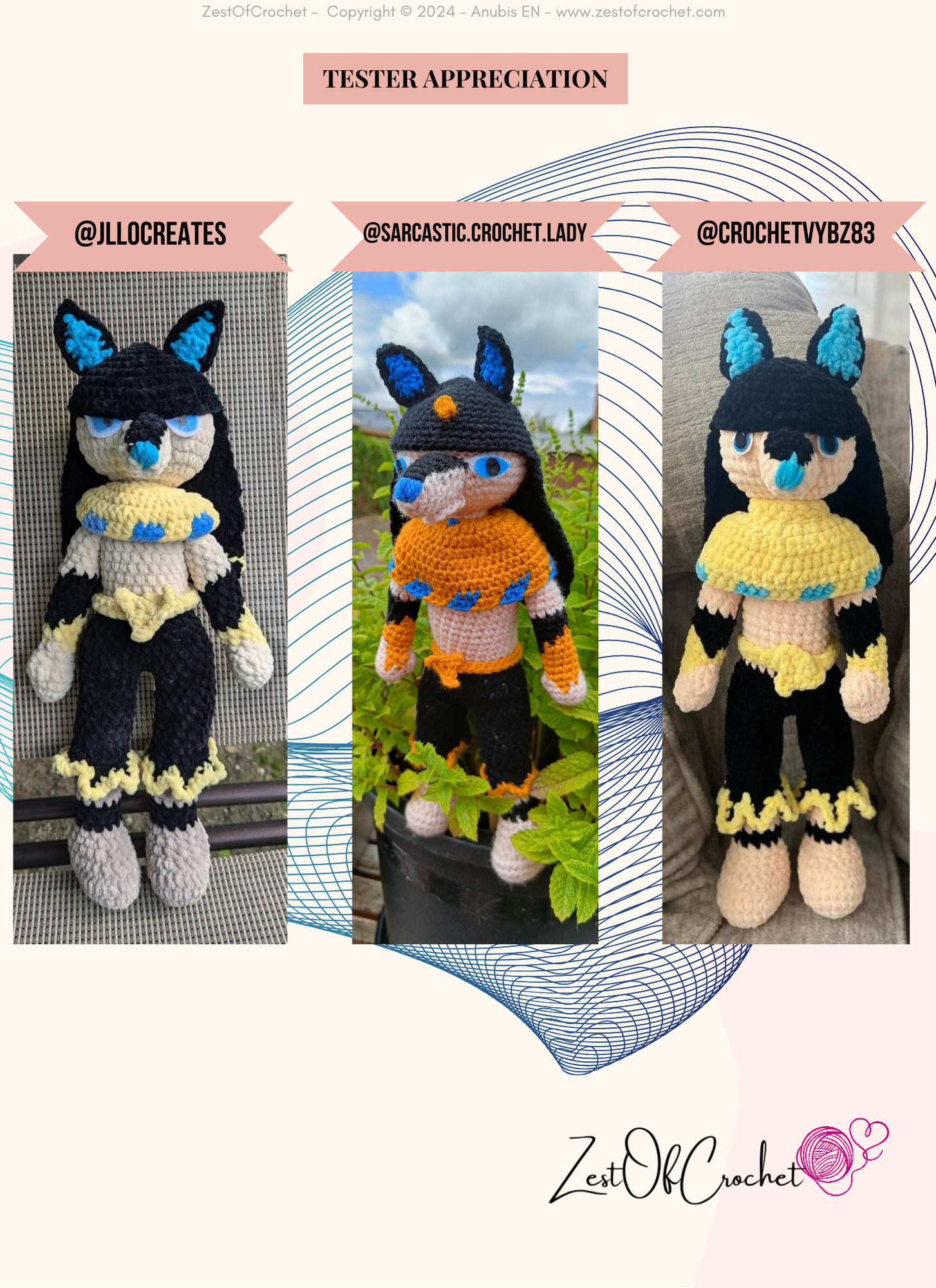 Anubis - crochet pattern