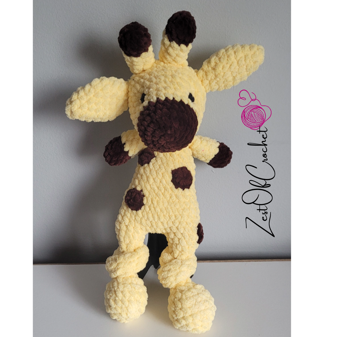 Peluche à noeuds, Gerry la girafe